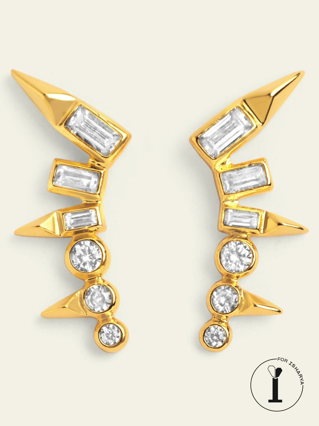 Spiked Rock Studs