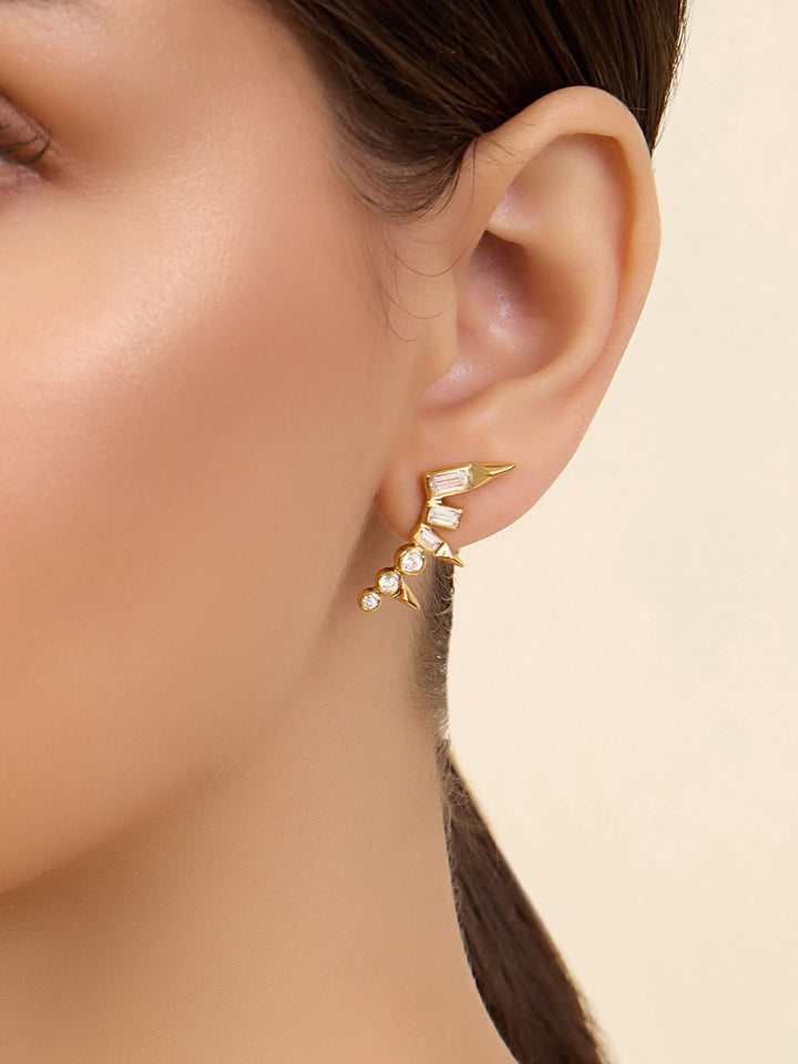 Spiked Rock Studs