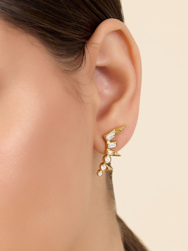 Spiked Rock Studs