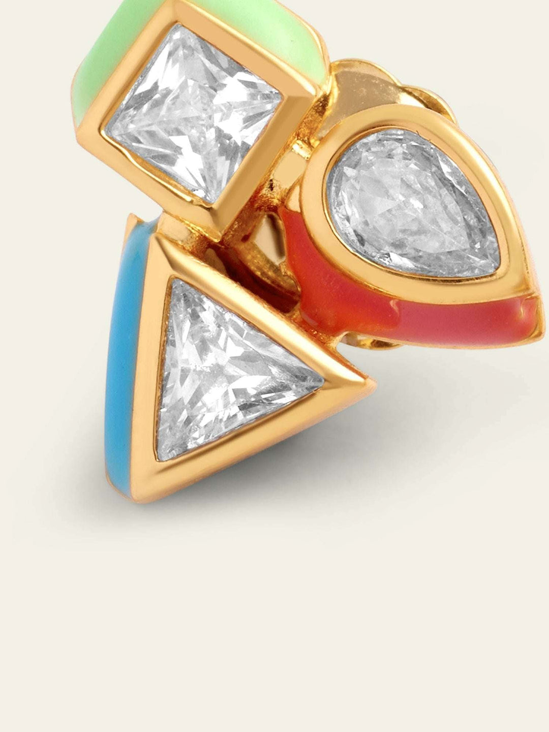 Anushree Sardesai Multicolour Geometric Studs