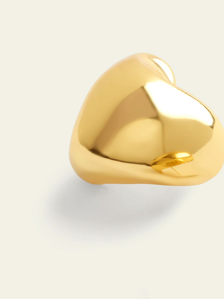 Mini Gold Heart Studs