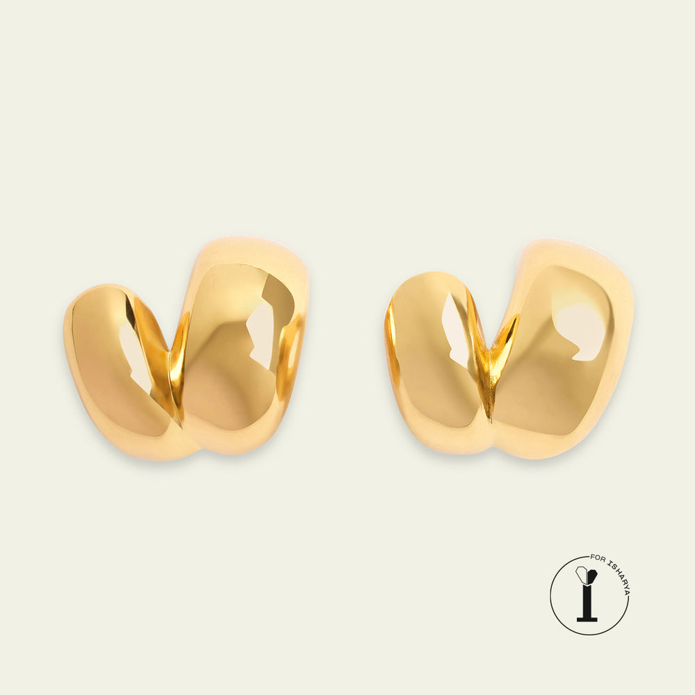 Gold Bubble Ear Cuff