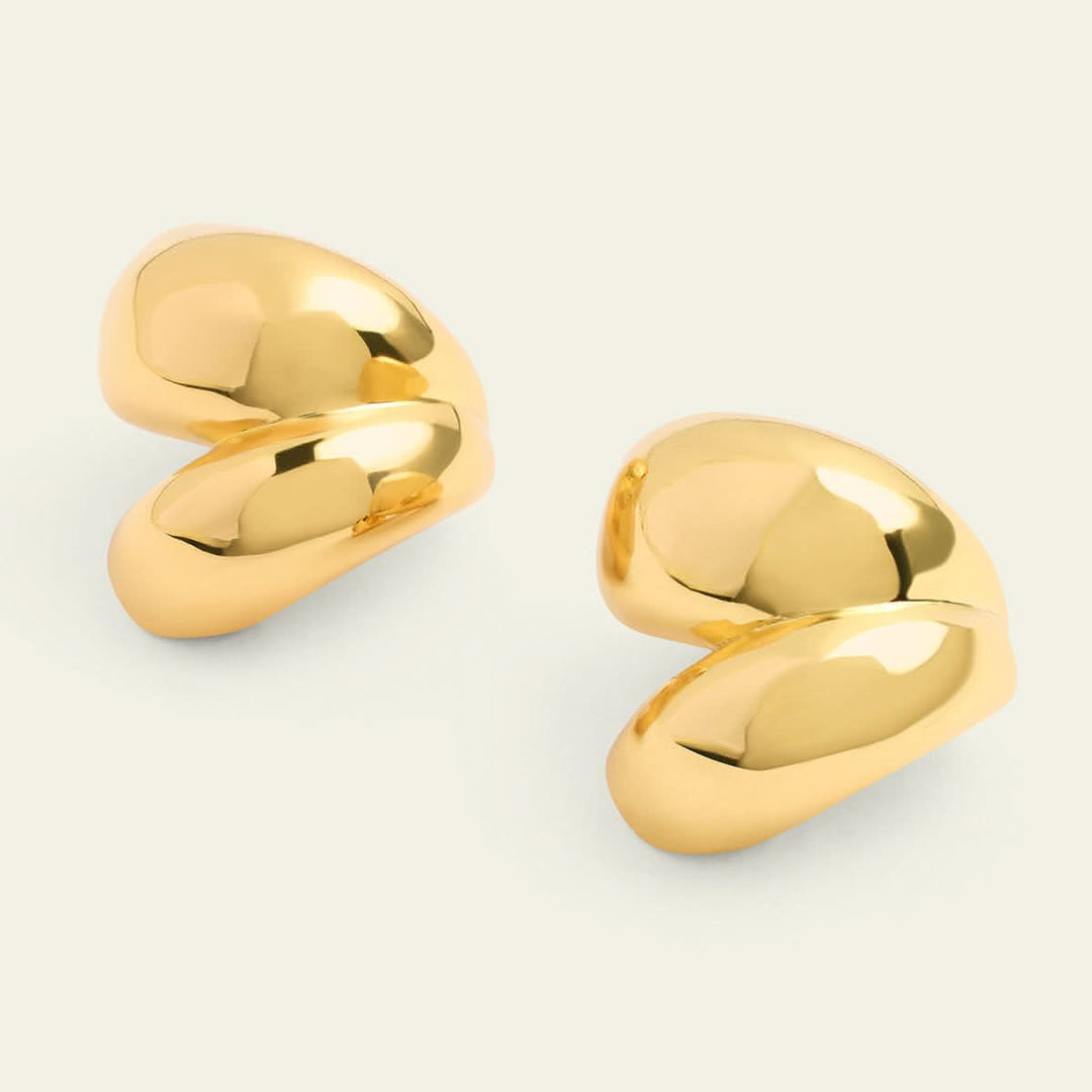 Karishma Kapoor Gold Bubble Ear Cuff