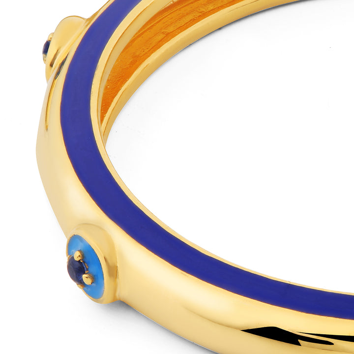 Evil Eye Gold Hoops