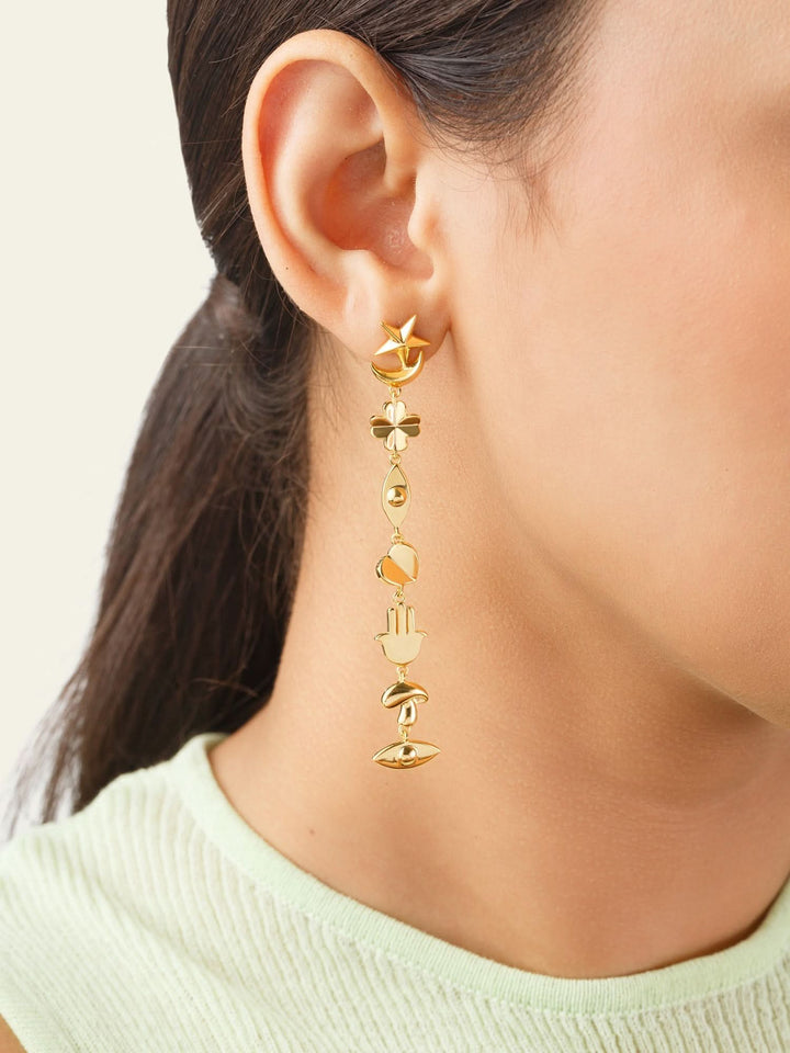 Lucky Charms Long Earrings