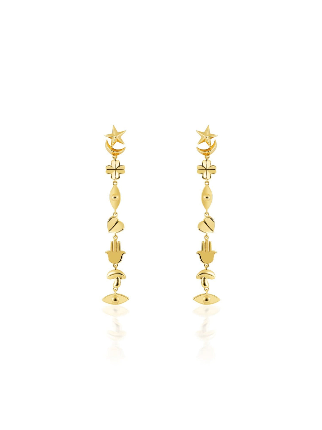 Lucky Charms Long Earrings