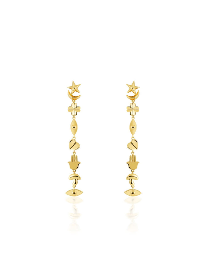Lucky Charms Long Earrings