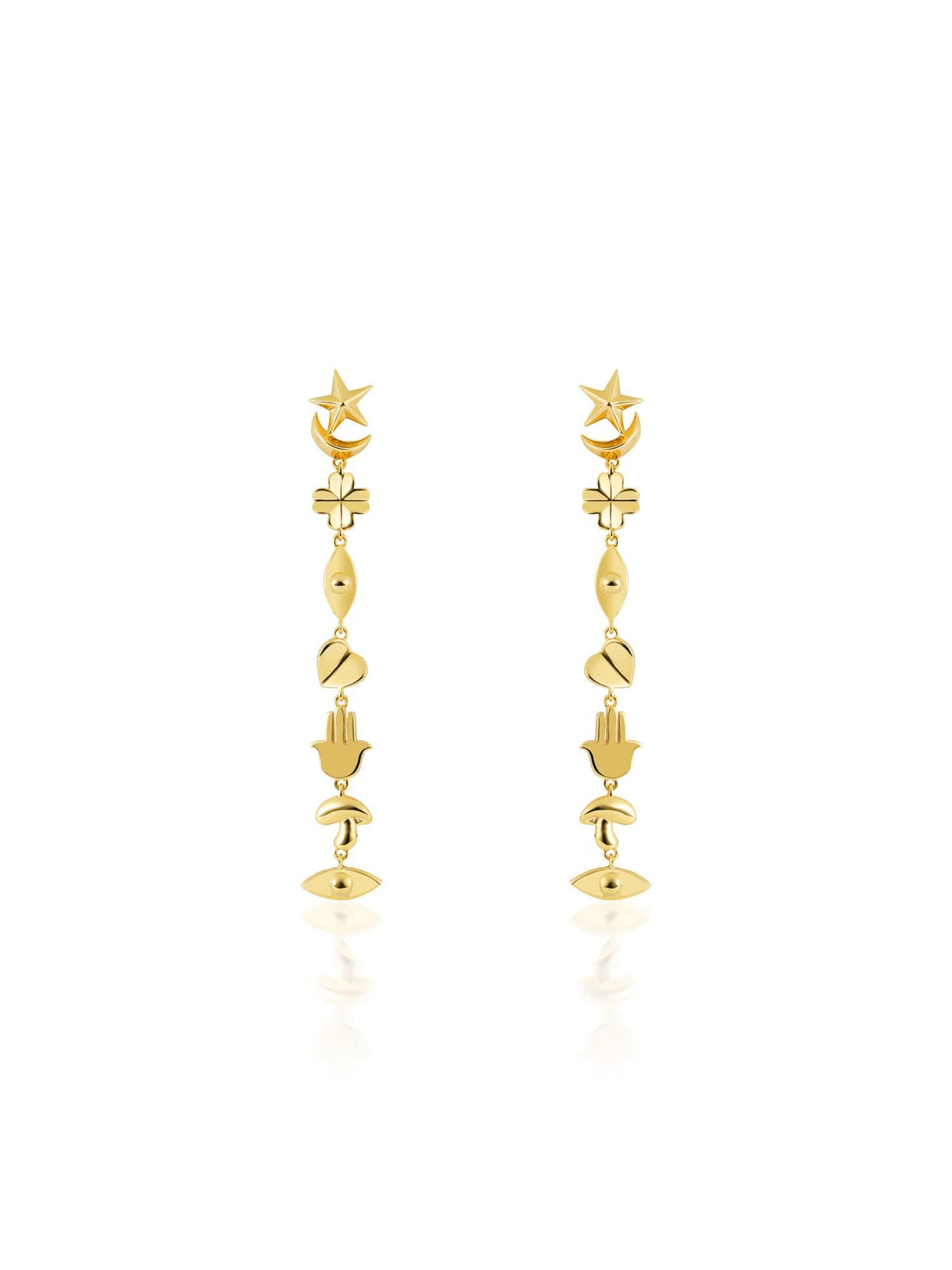 Lucky Charms Long Earrings