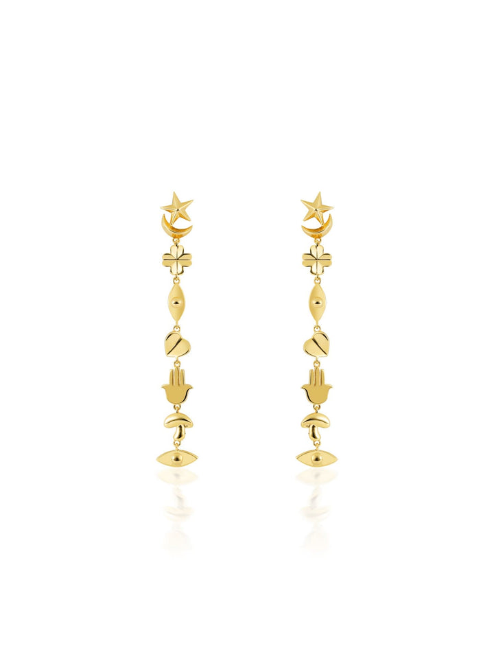 Lucky Charms Long Earrings