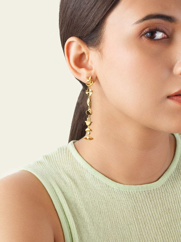 Lucky Charms Long Earrings