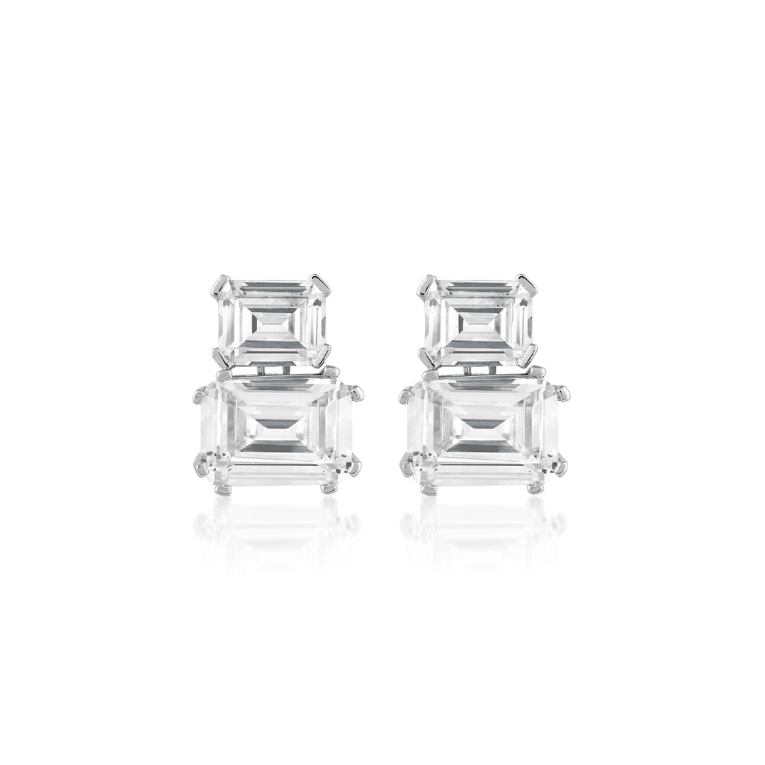 Libra Diamond Drop Earrings