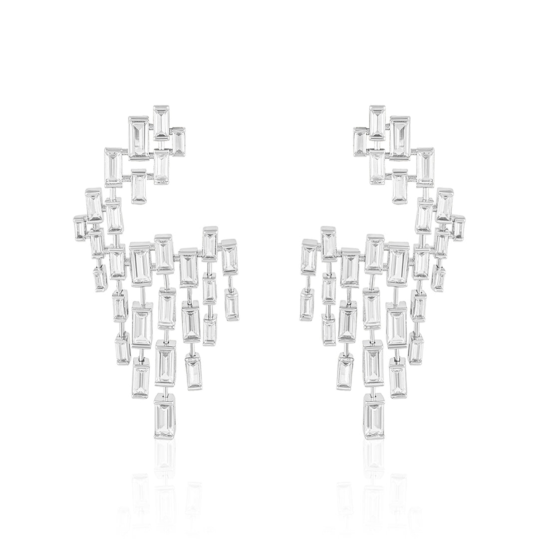 Abstract Chandelier Statement Earrings