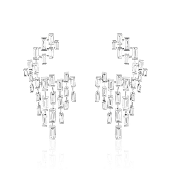 Abstract Chandelier Statement Earrings