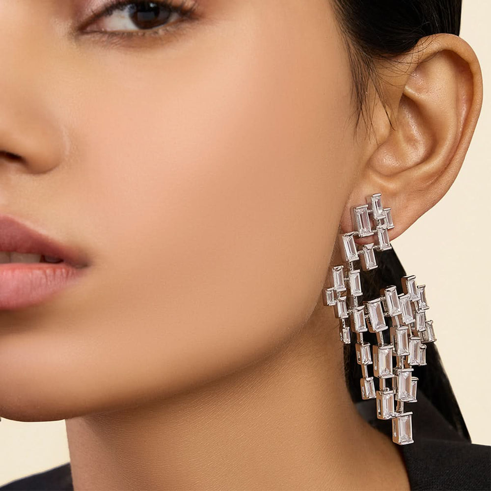 Abstract Chandelier Statement Earrings