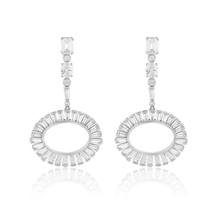 Art Deco Circle Danglers