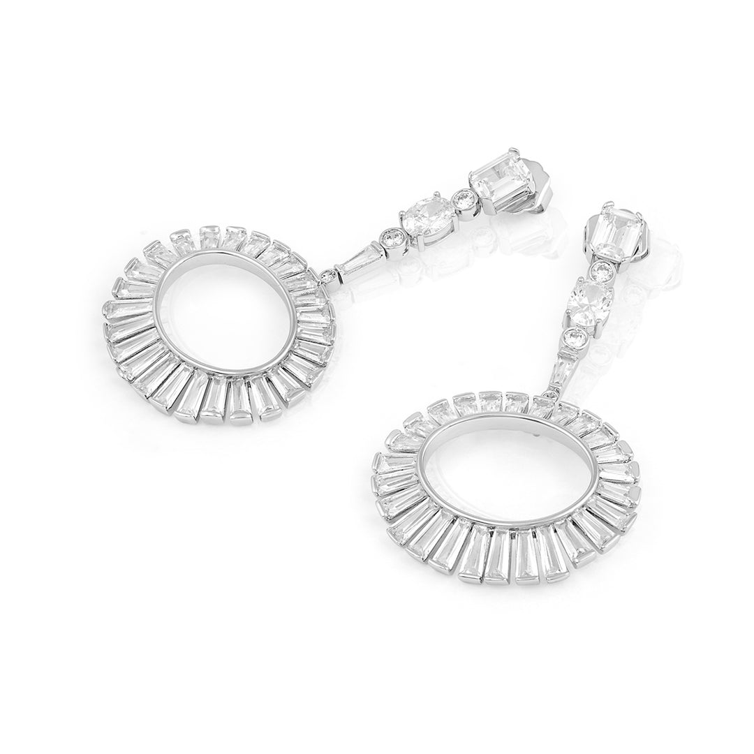 Art Deco Circle Danglers