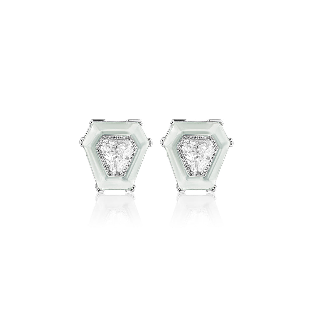 CZ Resin Statement Studs