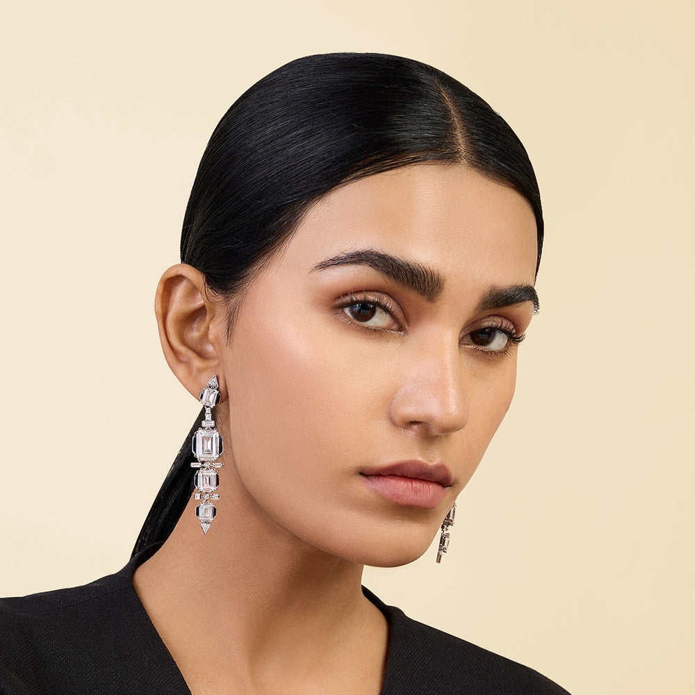 Three Tier Dangler Earrings