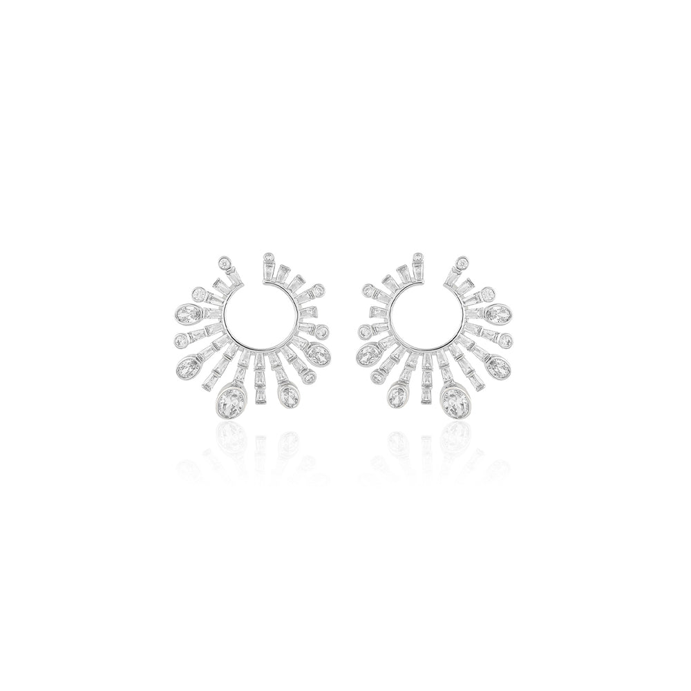 Luxe Indian Front Back Earrings