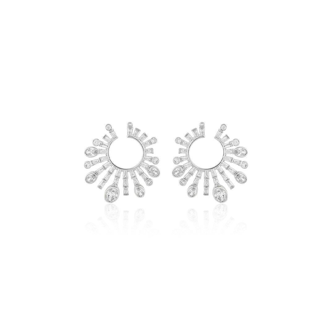 Luxe Indian Front Back Earrings