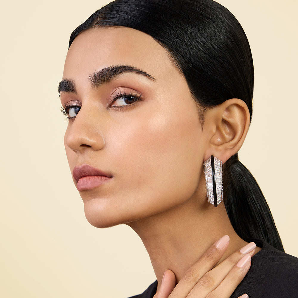 Radiant Hoop Earrings