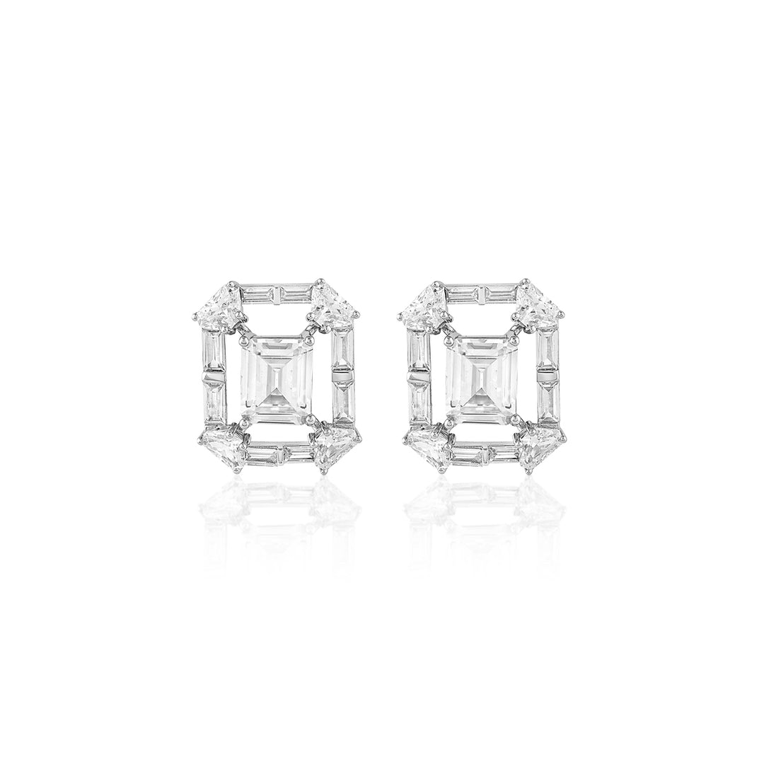 Diamond Halo Studs