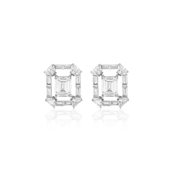 Diamond Halo Studs