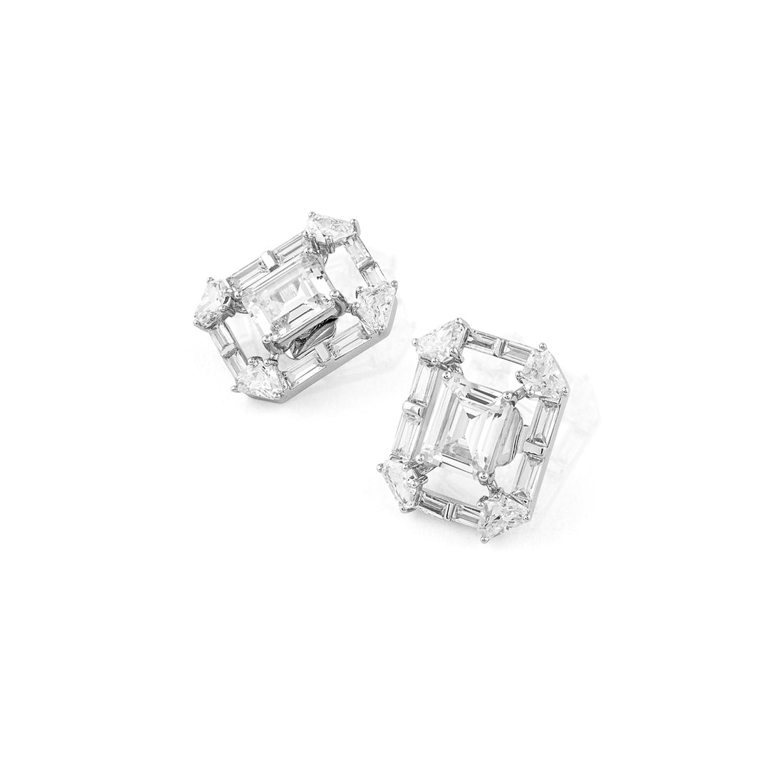 Diamond Halo Studs