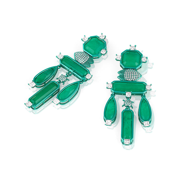 Emerald Carnevale Danglers