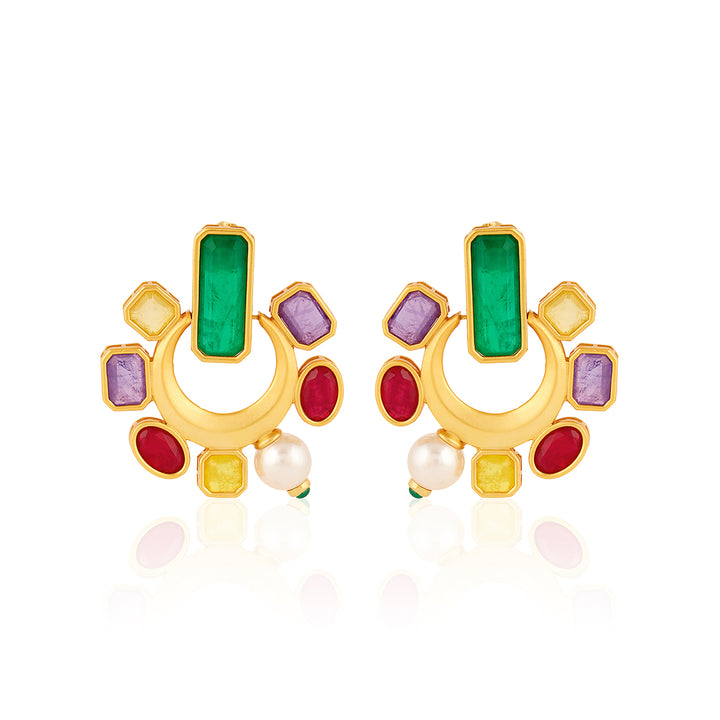 Opulent Gemstone Studs