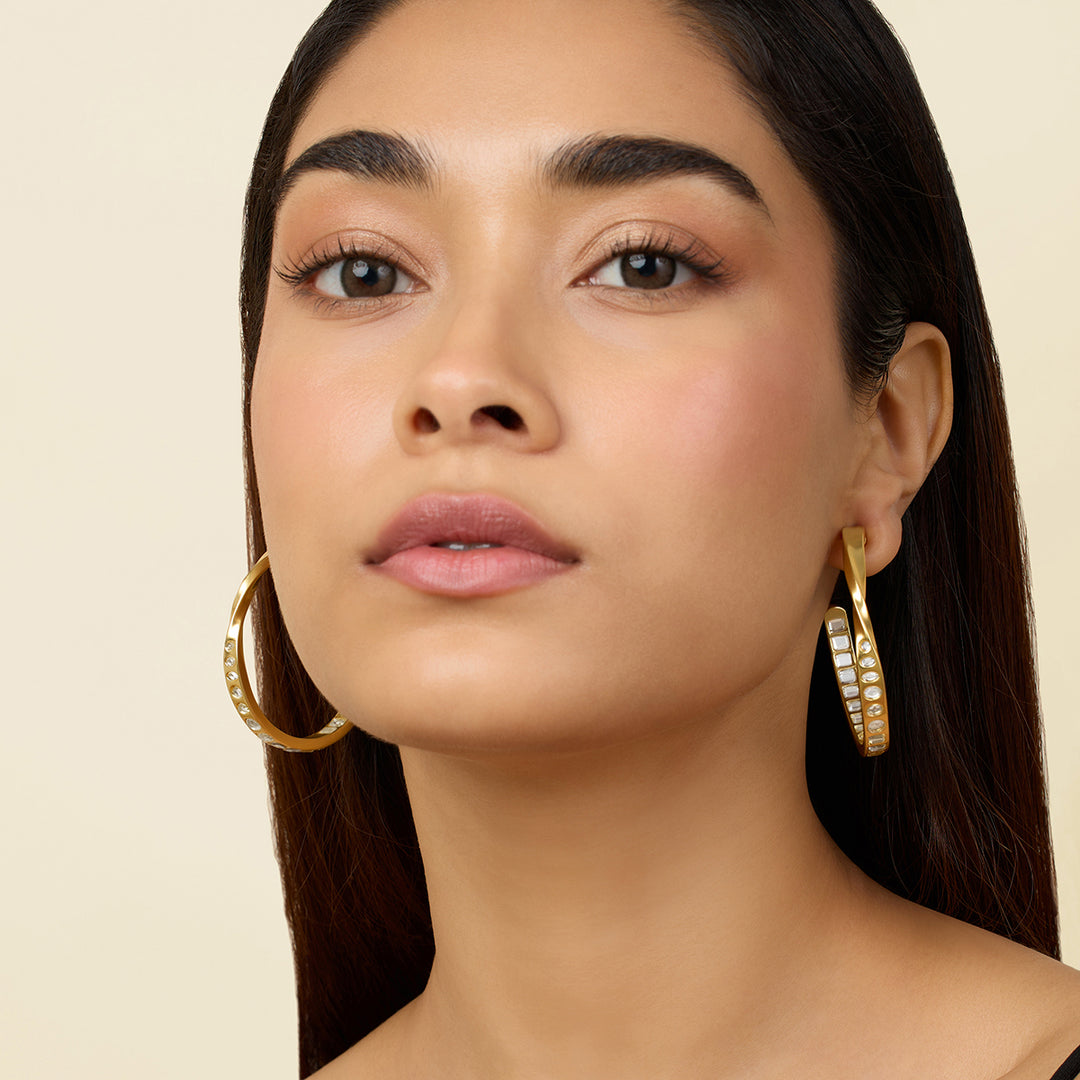 Festive Joy Statement Hoops