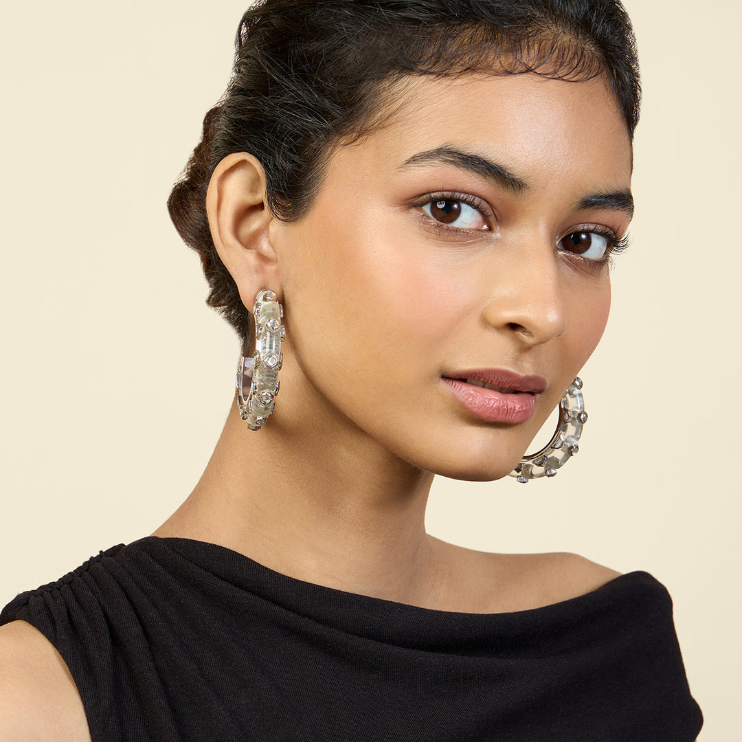 Chaand Statement Hoops