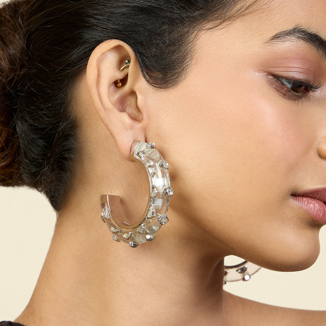 Chaand Statement Hoops