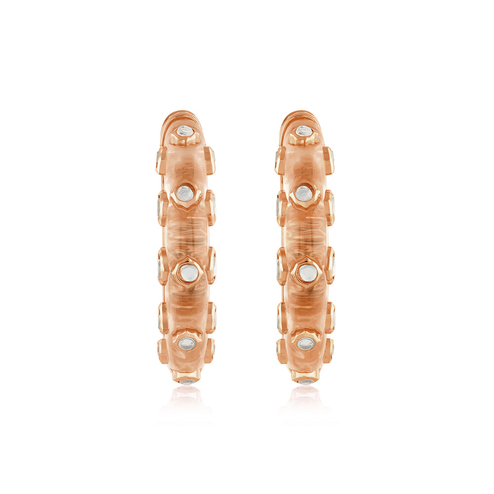 Rose Sona Statement Hoops