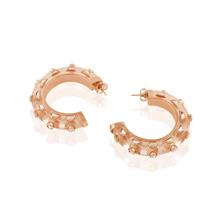 Rose Sona Statement Hoops