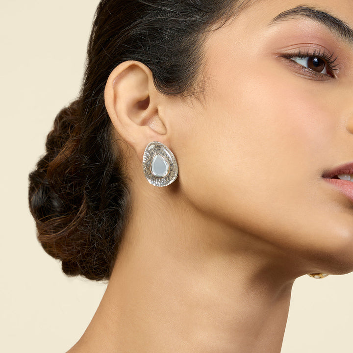 White Mirror Boondein Studs