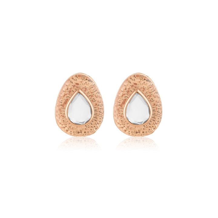 Rose Mirror Boondein Studs