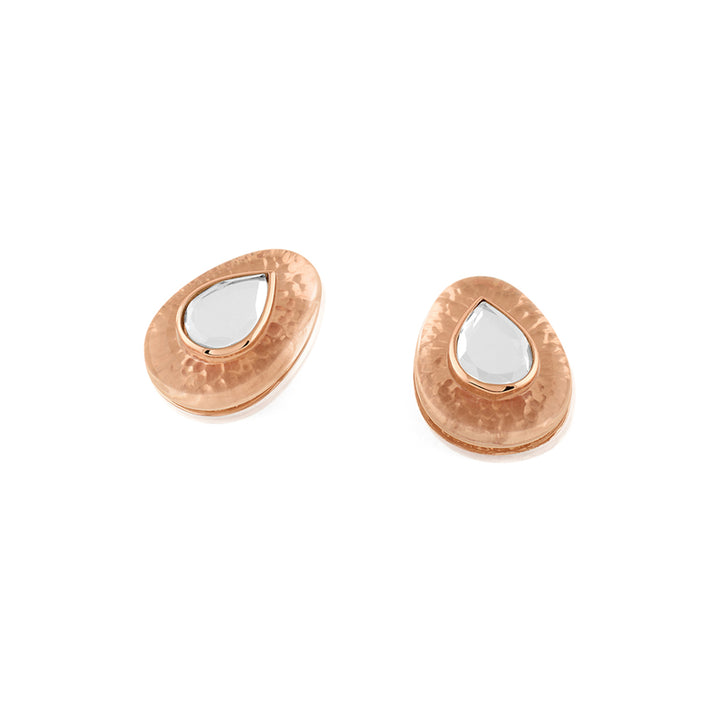 Rose Mirror Boondein Studs