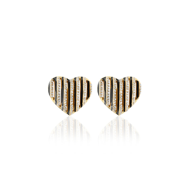 Midnight Heartbeat Earrings