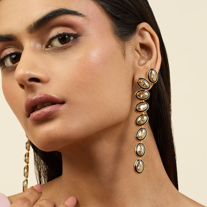 Mocha Mousse Dangler Earrings