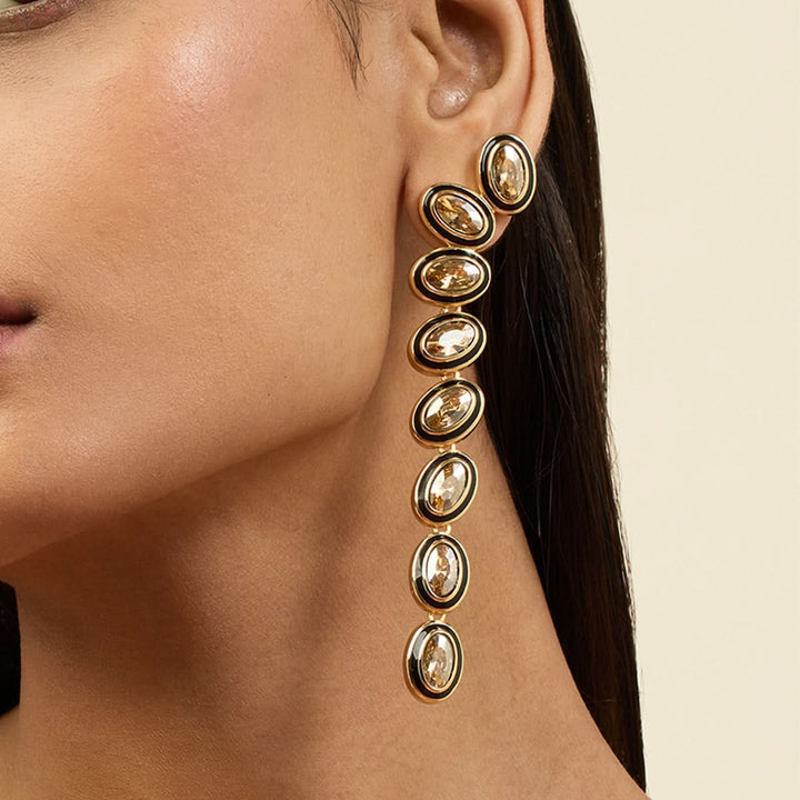 Mocha Mousse Dangler Earrings