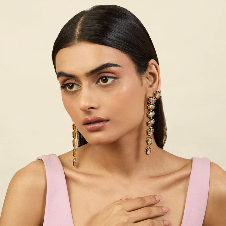 Mocha Mousse Dangler Earrings