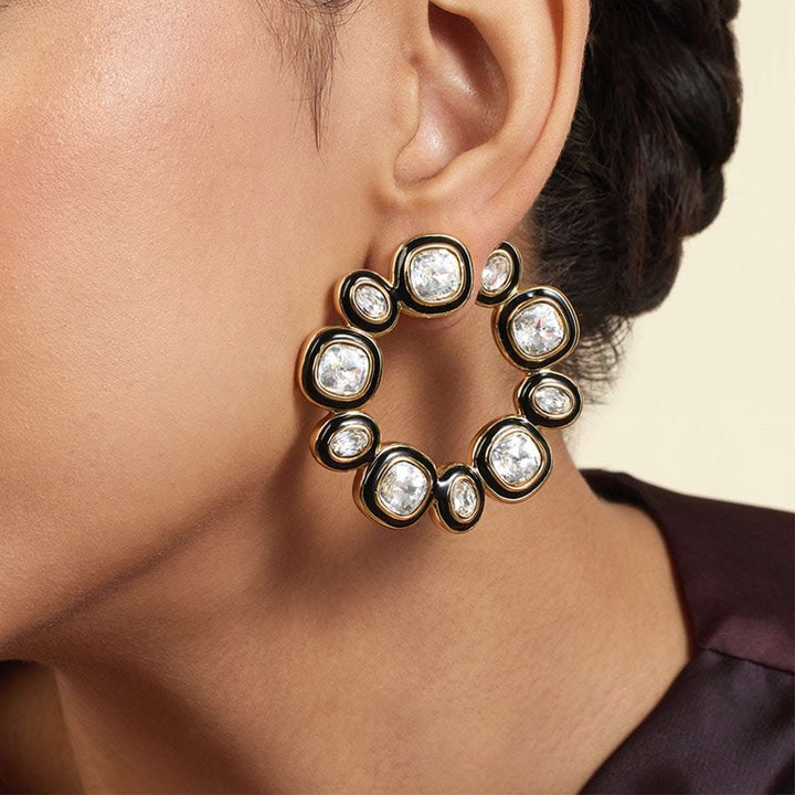 Seafoam Front Back Earrings 