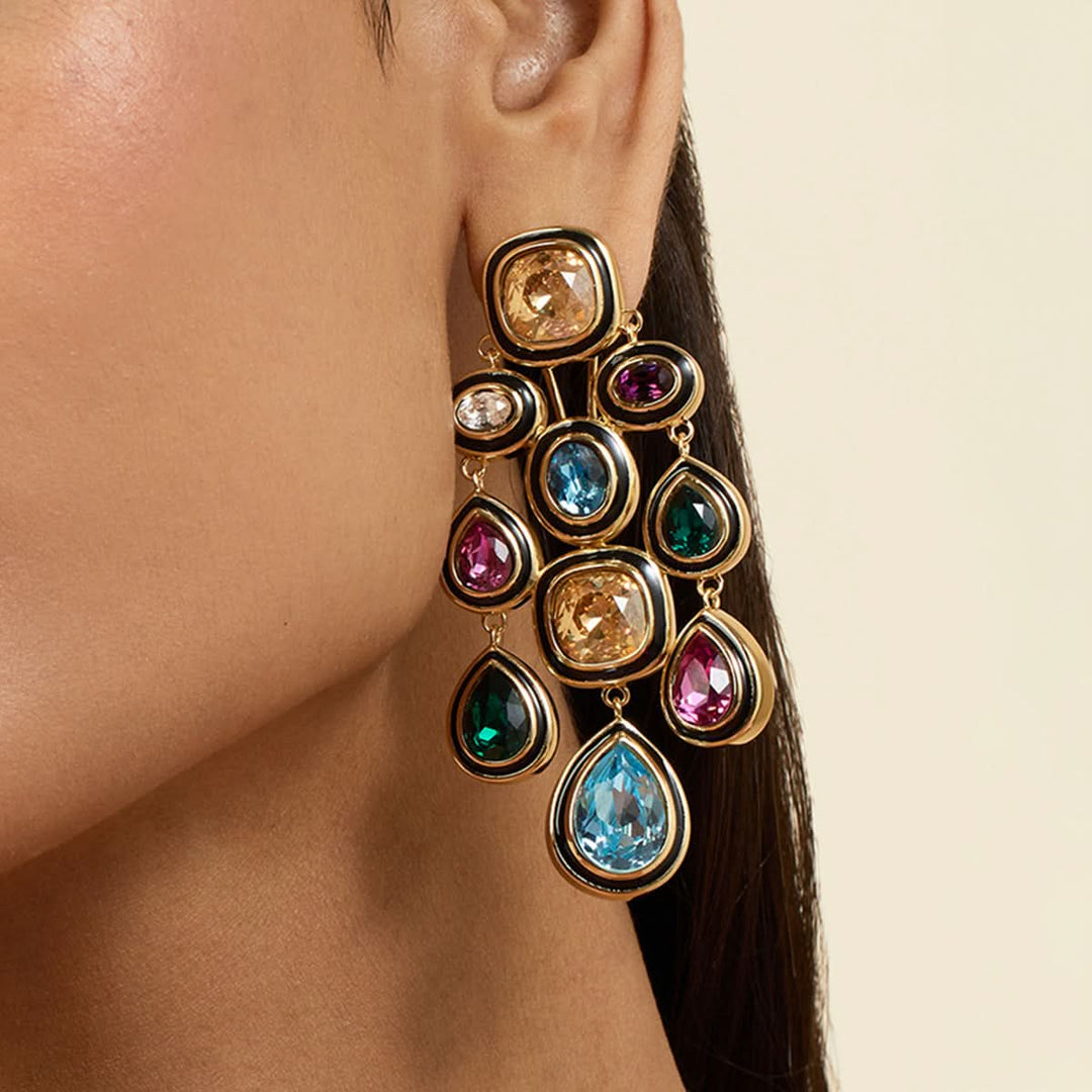 Seafoam Waterfall Earrings 