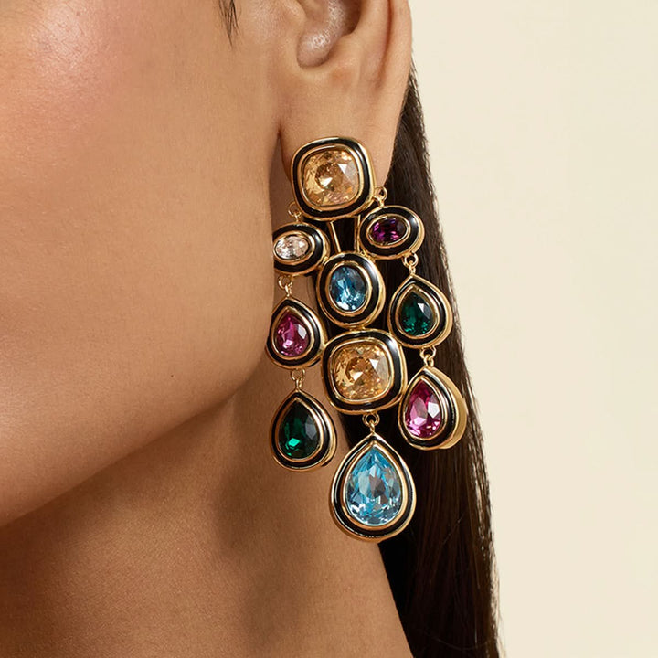 Seafoam Waterfall Earrings 