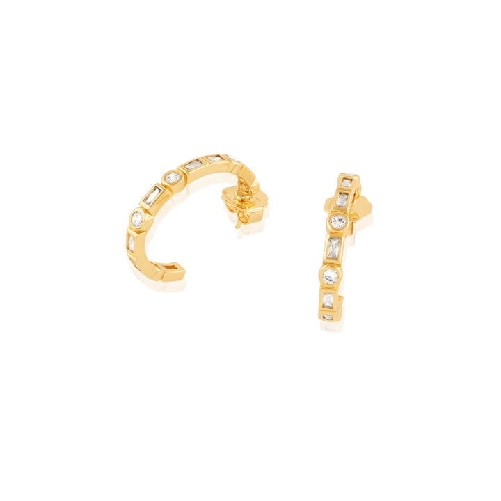 Summer Crystal Hoops