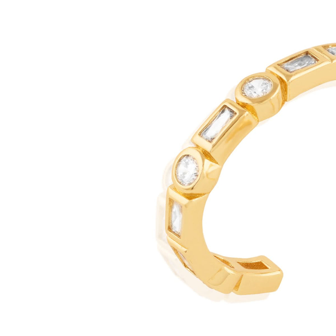 Summer Crystal Hoops