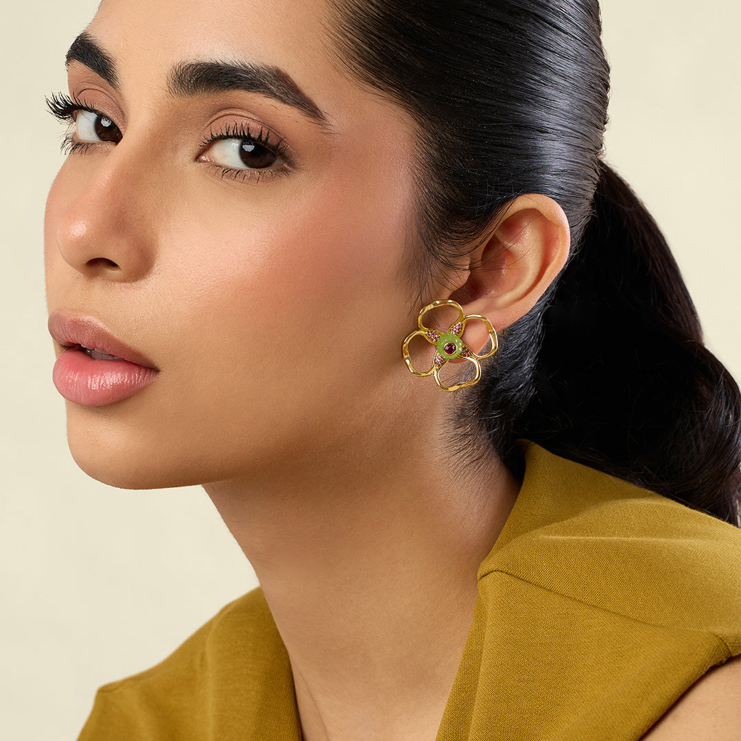 Botanic Blush Stud Earrings