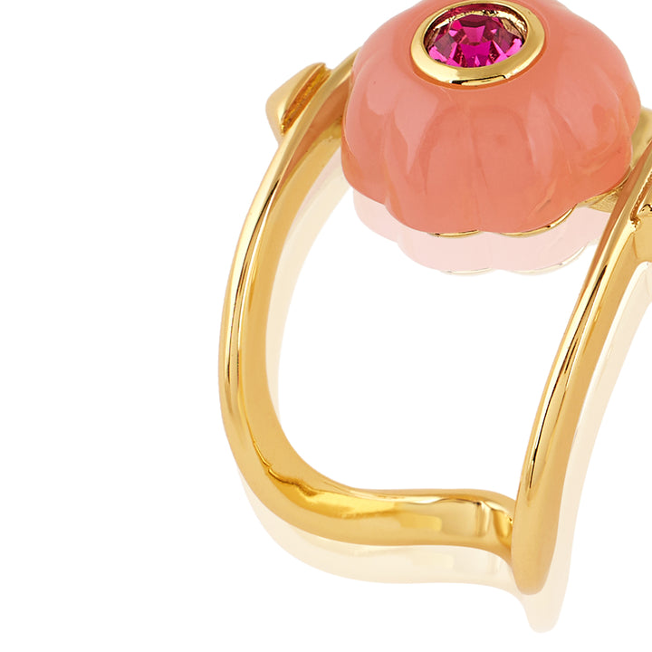 Rosé Mirage Huggie Hoops