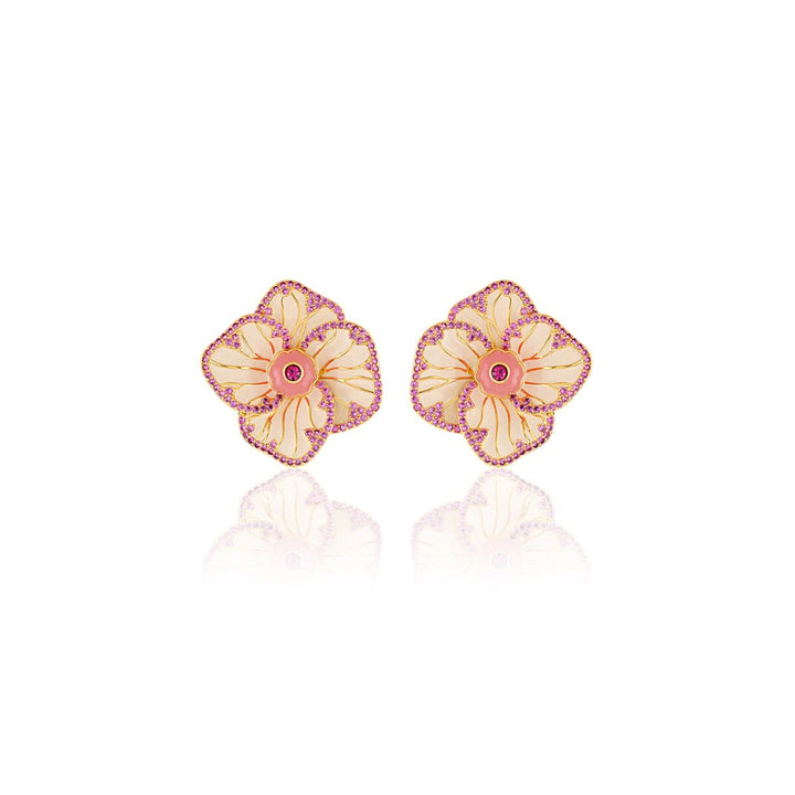Rosé Frost Stud Earrings